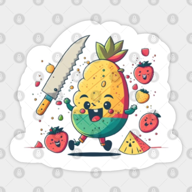 Fruits funny Sticker by Bakr